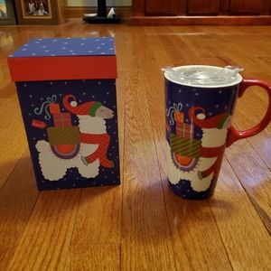 Christmas Llama mug